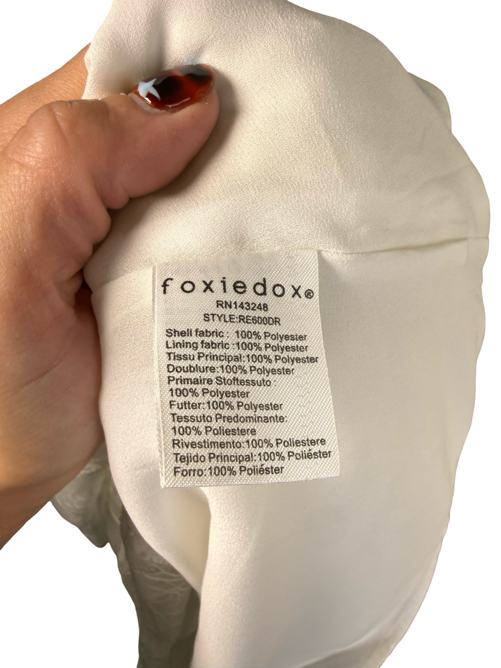 Foxiedox Babette Sleeveless Lace Insert Pleated Mini Dress - Picture 8 of 10